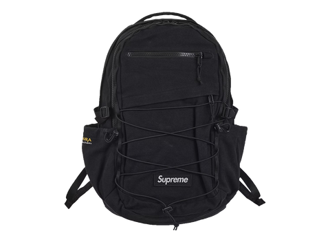 Supreme Logo Backpack (SS25) Black