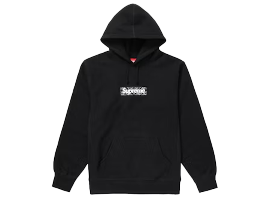 Supreme Bandana Box Logo Hooded Sweatshirt Black (Pre-Owned)