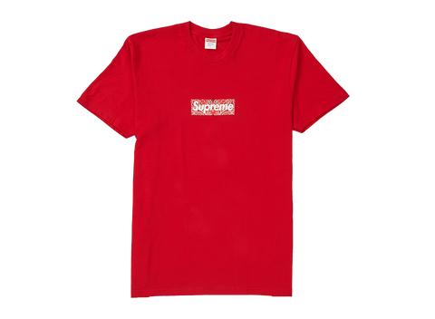 Supreme Bandana Box Logo Tee Red (Pre-Owned)