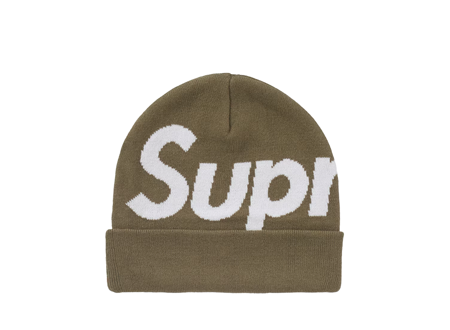 Supreme Big Logo Beanie (FW24) Olive