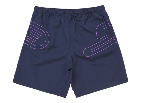 Supreme Big Logo Nylon Short Navy (Pre-Owned)