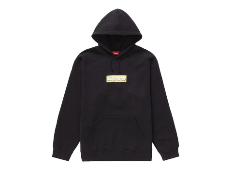 Supreme Bling Box Logo Hooded Sweatshirt Black
