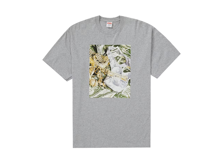 Supreme Bling Tee Heather Grey (Pre-Owned)