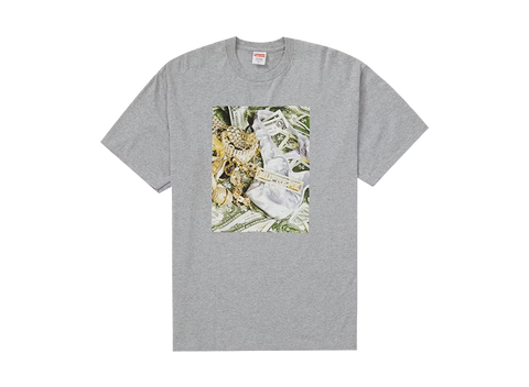 Supreme Bling Tee Heather Grey (Pre-Owned)