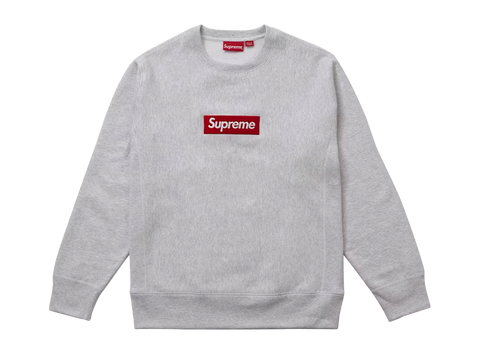 Supreme Box Logo Crewneck (FW18) Ash Grey