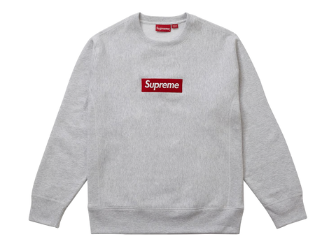 Supreme Box Logo Crewneck (FW18) Ash Grey (Pre-Owned)