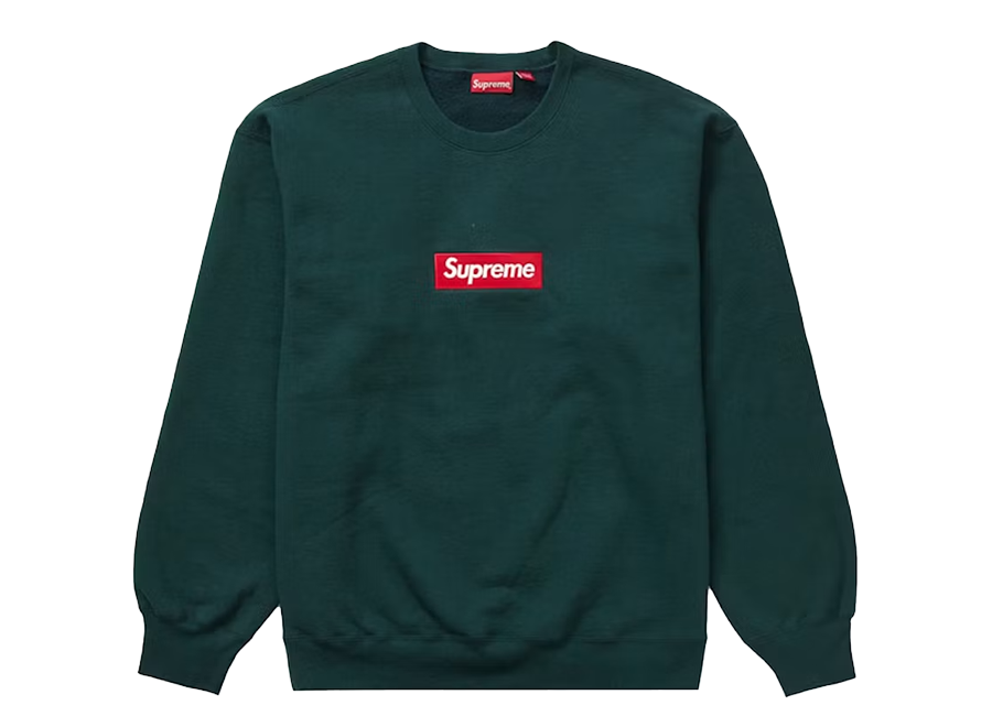 Supreme Box Logo Crewneck (FW22) Dark Pine (Pre-Owned)