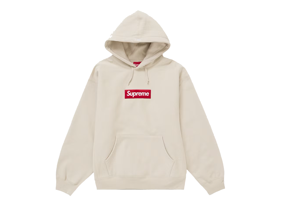 Supreme Box Logo Hoodie Beige