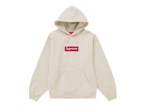 Supreme Box Logo Hoodie Beige (Pre-Owned)