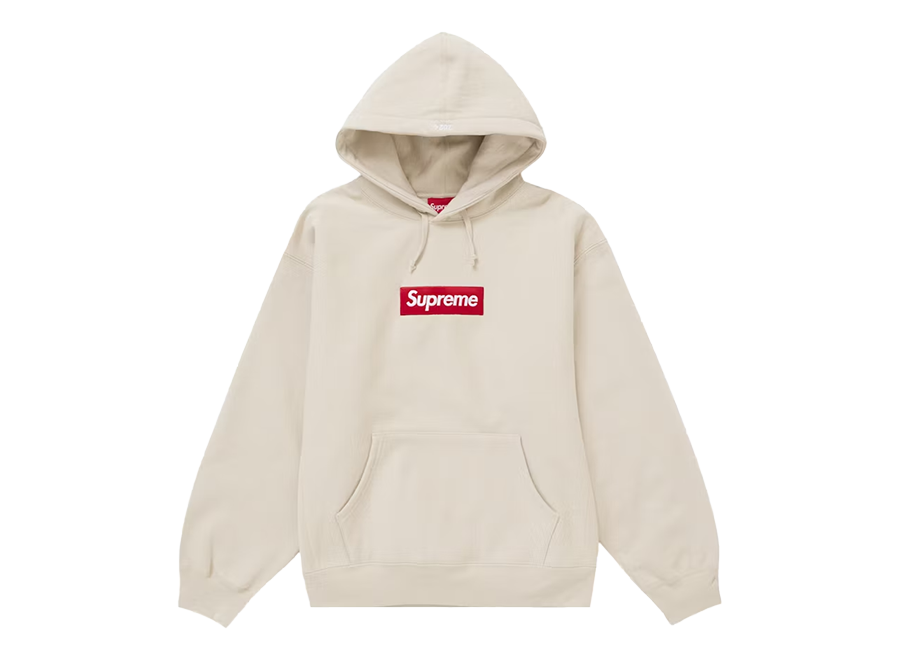Supreme Box Logo Hooded Sweatshirt Sweatshirt (FW24) Stone (Pre-Owned)