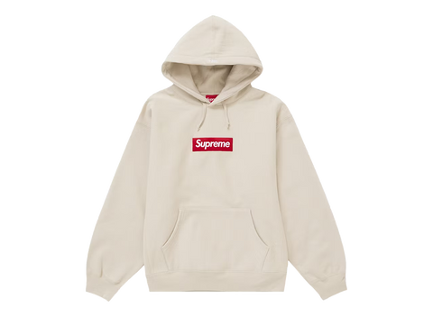 Supreme Box Logo Hooded Sweatshirt Sweatshirt (FW24) Stone (Pre-Owned)
