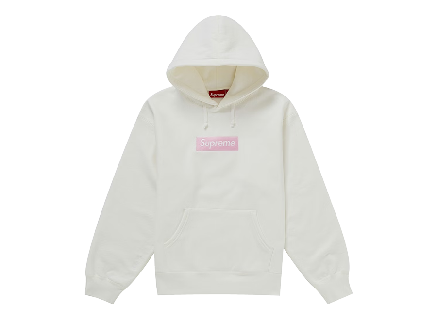 Supreme Box Logo Hooded Sweatshirt (FW25) White