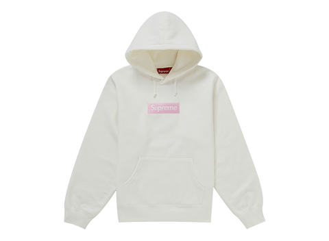 Supreme Box Logo Hooded Sweatshirt (FW25) White