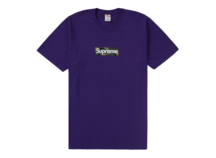 Supreme Box Logo Tee (FW23) Purple