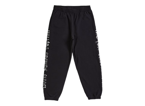 Supreme Contrast Cutout Sweatpant Black (Pre-Owned)