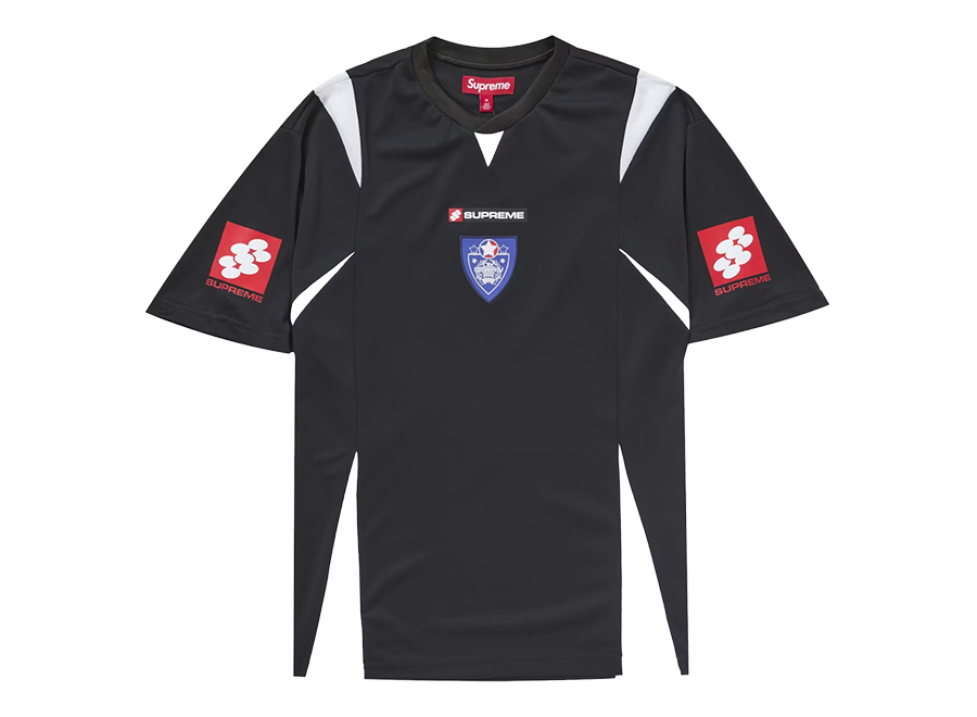 Supreme Crest Soccer Jersey Black (Pre-Owned)