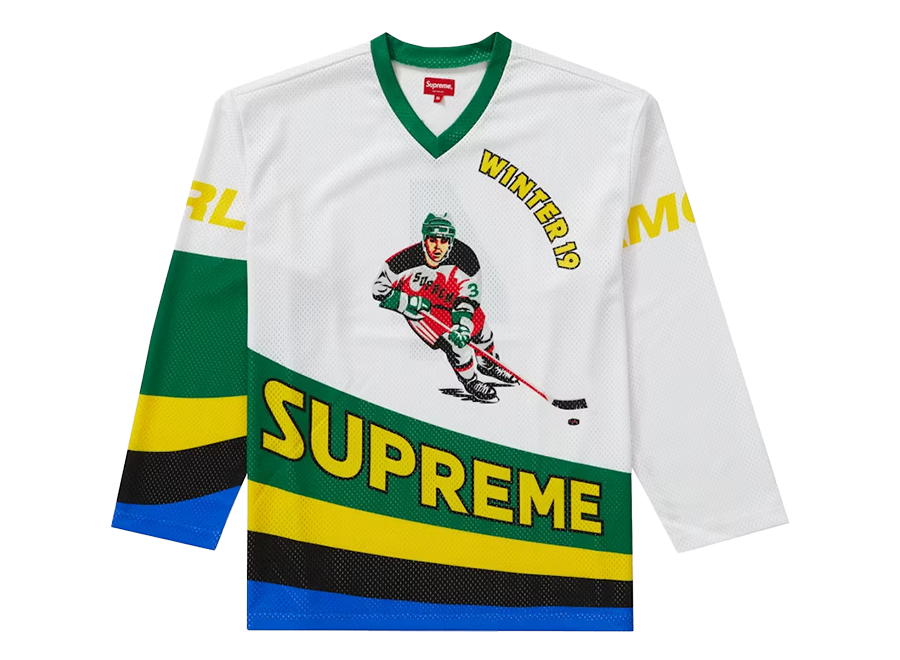 Supreme Crossover Hockey Jersey White (Pre-Owned)