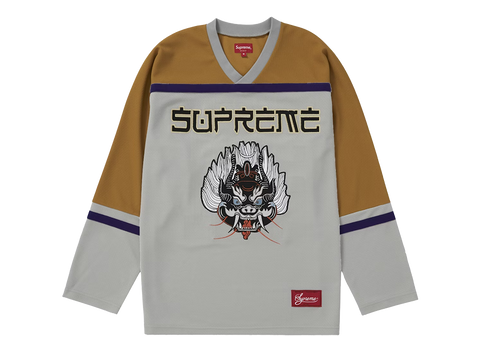 Supreme Demon Hockey Jersey Grey (Pre-Owned)