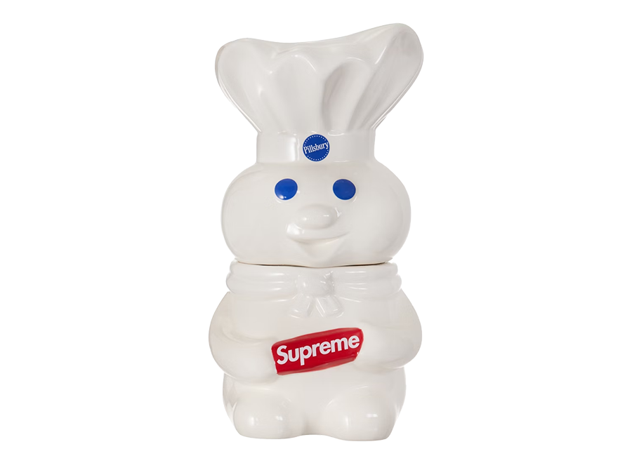 Supreme Doughboy Cookie Jar White