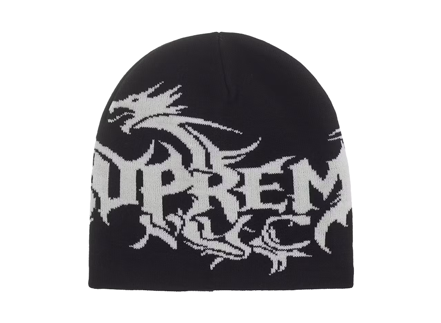 Supreme Dragon Beanie Black (FW26)