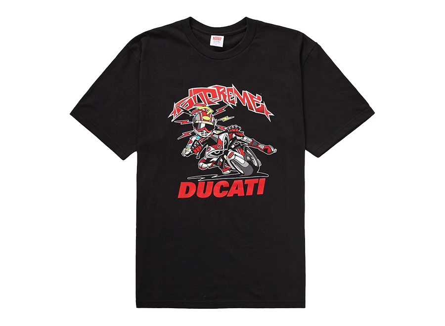Supreme Ducati Bike Tee Black
