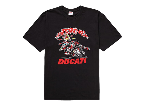 Supreme Ducati Bike Tee Black