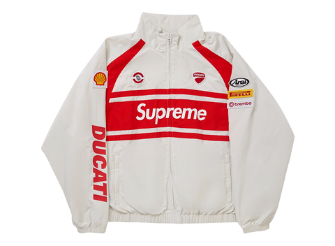 Supreme Ducati Track Jacket Light Grey (Pre-Owned)