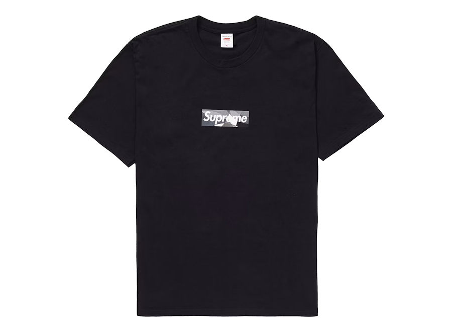 Supreme Emilio Pucci Box Logo Tee Black/Black (Pre-Owned)