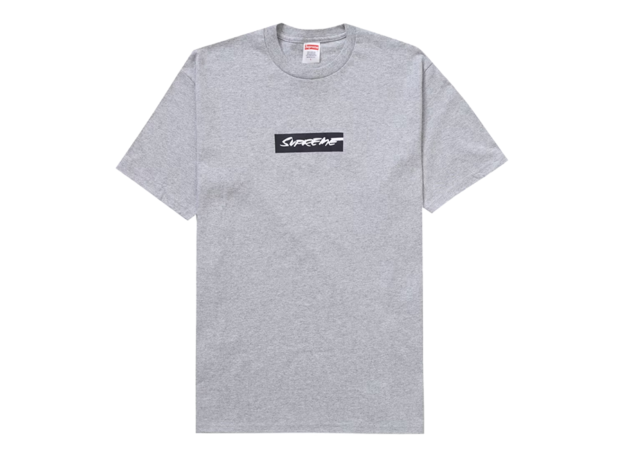 Supreme Futura Box Logo Tee Heather Grey (Pre-Owned)