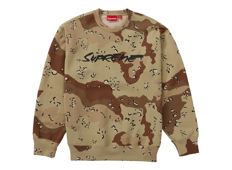 Supreme Futura Logo Crewneck Chocolate Chip Camo (Pre-Owned)