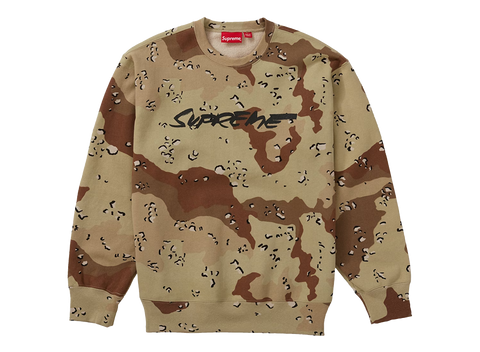 Supreme Futura Logo Crewneck Chocolate Chip Camo (Pre-Owned)