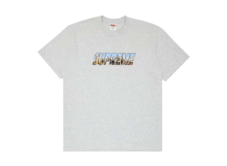 Supreme Gotham Tee Ash Grey