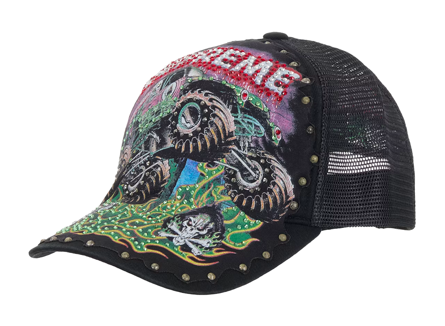 Supreme Grave Digger Mesh Back 5-Panel Black