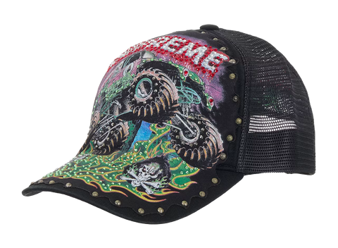 Supreme Grave Digger Mesh Back 5-Panel Black