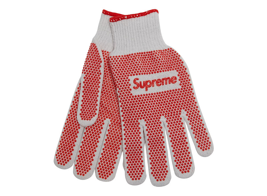 Supreme Grip Work Gloves White