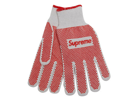 Supreme Grip Work Gloves White