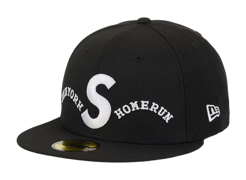 Supreme Homerun S Logo New Era 59Fifty Hat Black (Pre-Owned)