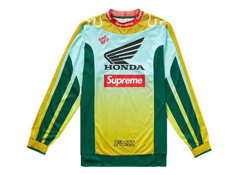 Supreme Honda Fox Racing Moto Jersey Top Moss (Pre-Owned)