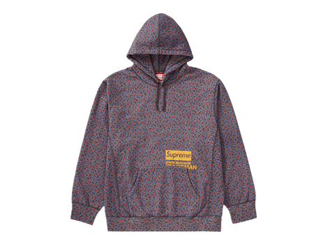 Supreme JUNYA WATANABE CDG MAN Hooded Sweatshirt Black Flowers (Pre-Owned)