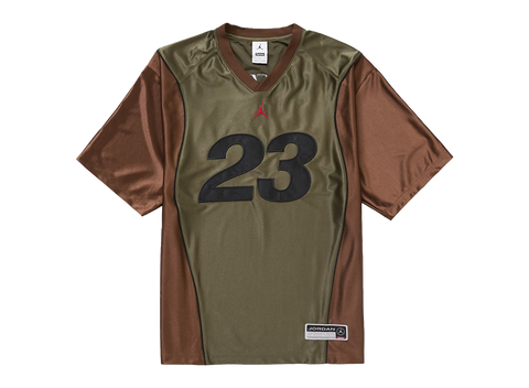 Supreme Jordan Warm Up Jersey Olive (Pre-Owned)