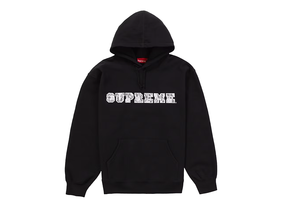 Supreme Lace Hooded Sweatshirt Black