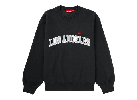 Supreme Los Angeles Shop Small Box Crewneck Black