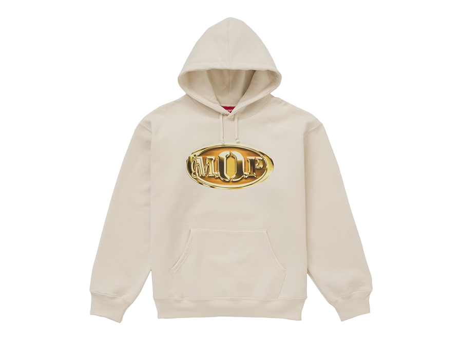 Supreme M.O.P. Hooded Sweatshirt Natural (Pre-Owned)