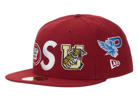 Supreme Mascots S Logo New Era 59Fifty Fitted Cap Red
