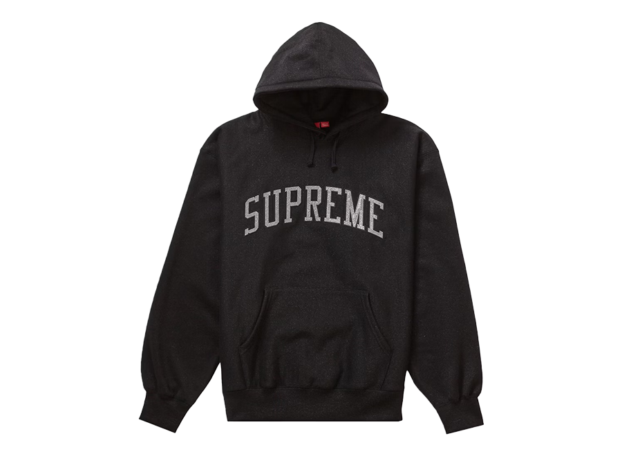 Supreme Metallic Arc Hooded Sweatshirt (SS23) Black (Pre-Owned)