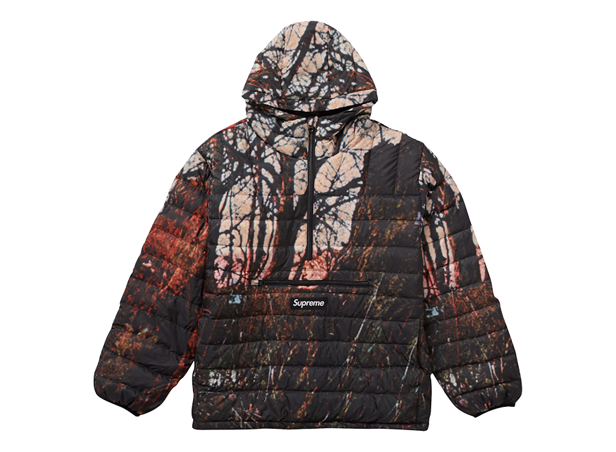 Supreme Micro Down Half Zip Hooded Pullover Woods (Pre-Owned)