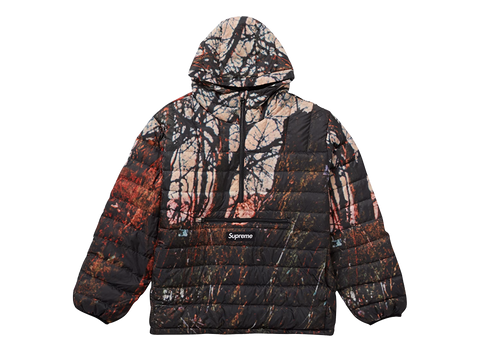 Supreme Micro Down Half Zip Hooded Pullover Woods (Pre-Owned)