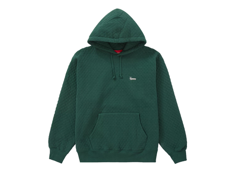 Supreme Micro Quilted Hooded Sweatshirt Dark Pine (Pre-Owned)