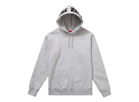 Supreme Mirrored Logo Hooded Sweatshirt (FW19) Heather Grey (Pre-Owned)