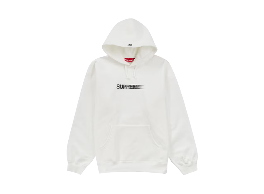 Supreme Motion Logo Hooded Sweatshirt (SS23) White (Pre-Owned)